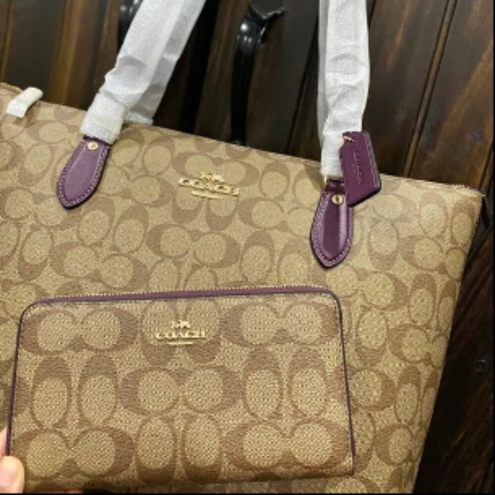 Coach purse and wallet set